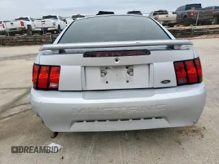 2002 Ford Mustang Standard with VIN 1FAFP40452F129857, listed as a Copart auction lot 45167465 with 0 mi miles and Salvage Title. Bid and sale history available at carsss.com. Image 6.