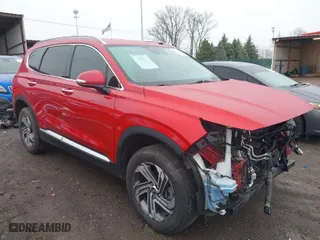 2021 Hyundai Santa Fe SEL with VIN 5NMS6DAJ5MH326758, listed as a IAAI auction lot 41948005 with 65,289 mi miles. Bid and sale history available at carsss.com. Image 1.