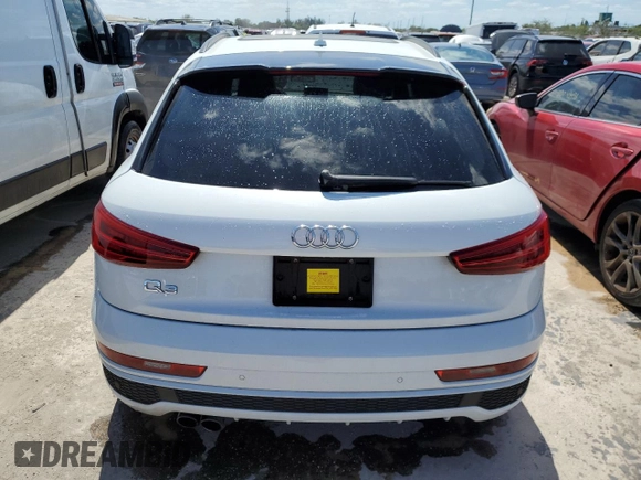 2018 Audi Q3 Premium Plus with VIN WA1HCCFS6JR029224, listed as a Copart auction lot 50457203 with 59,217 mi miles. Bid and sale history available at carsss.com. Image 6.