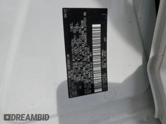 2012 Scion xB with VIN JTLZE4FE6CJ016161, listed as a Copart auction lot 51294415 with 167,276 mi miles and Salvage Title. Bid and sale history available at carsss.com. Image 14.