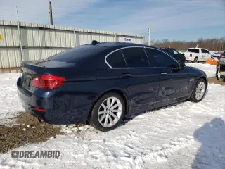 2014 BMW 5 Series 535i xDrive with VIN WBA5B3C54ED533572, listed as a Copart auction lot 89308205 with 130,486 mi miles and Salvage Title. Bid and sale history available at carsss.com. Image 3.
