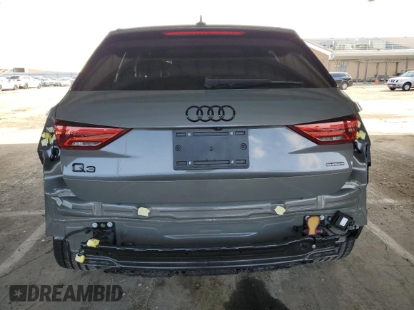 2022 Audi Q3 S line Premium Plus with VIN WA1EECF32N1007232, listed as a Copart auction lot 48738675 with 13,236 mi miles and Salvage Title. Bid and sale history available at carsss.com. Image 6.