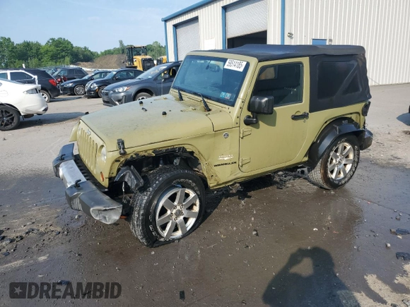 2013 Jeep Wrangler Sahara с VIN 1C4AJWBG0DL593166, выставлен на аукционе Copart как лот 59514185 с пробегом 98 368 миль миль и Списание • Salvage title. История ставок и продаж доступна на DreamBid. Изображение 1.