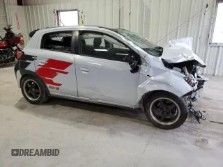 2023 Mitsubishi Mirage Black Edition with VIN ML32AWHJ6PH005269, listed as a Copart auction lot 53878975 with Not provided miles and Salvage title. Bid and sale history available at DreamBid. Image 4.