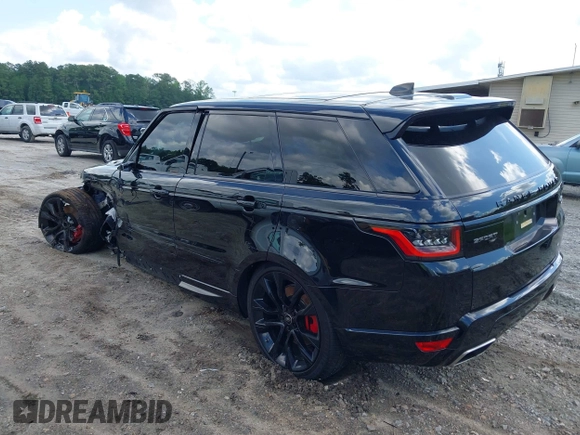 2021 Land Rover Range Rover Sport HST with VIN SALWS2RU5MA760519, listed as a IAAI auction lot 42115864 with 29,885 mi miles and . Bid and sale history available at DreamBid. Image 3.