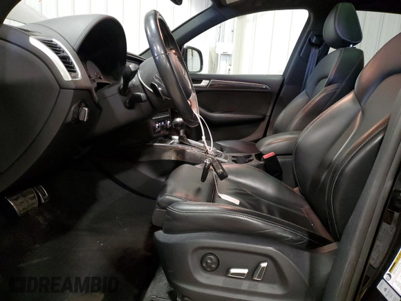2017 Audi SQ5 Premium Plus with VIN WA1CCAFP7HA100322, listed as a Copart auction lot 45464645 with 65,793 mi miles and Salvage title. Bid and sale history available at DreamBid. Image 7.
