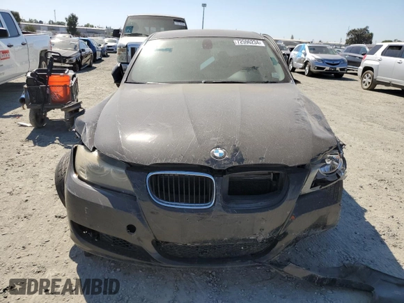 2010 BMW 3 Series 328i with VIN WBAPH7G51ANM53661, listed as a Copart auction lot 72596234 with Not Provided miles and Salvage Title. Bid and sale history available at carsss.com. Image 5.