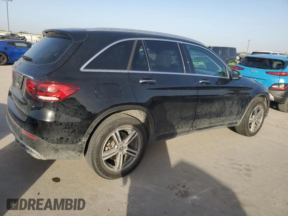 2021 Mercedes-Benz GLC 300 with VIN W1N0G8DB2MF869765, listed as a Copart auction lot 49592695 with 91,682 mi miles and Clean title. Bid and sale history available at DreamBid. Image 3.