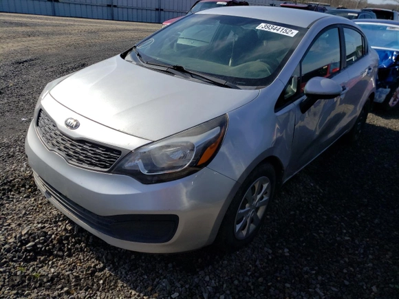 2015 Kia Rio LX with VIN KNADM4A37F6470342, listed as a Copart auction lot 39344152 with 0 mi miles and Clean Title. Bid and sale history available at carsss.com. Image 2.