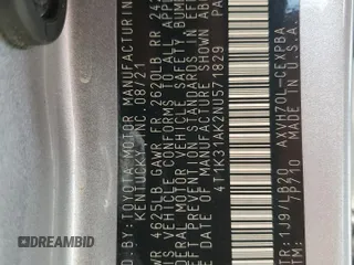 2022 Toyota Camry Hybrid XSE z VIN 4T1K31AK2NU571829, wystawiony jako Copart lot #52363675 z przebiegiem 52 918 mil mil oraz Szkoda całkowita • Salvage title. Historia ofert i sprzedaży dostępna na DreamBid. Obrazek 14.