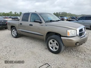 2007 Dodge Dakota SLT with VIN 1D7HE48K27S137317, listed as a Copart auction lot 51708435 with 120,707 mi miles and Salvage Title. Bid and sale history available at carsss.com. Image 4.