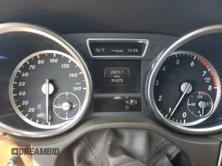 2013 Mercedes-Benz M 350 with VIN 4JGDA5HB1DA235004, listed as a Copart auction lot 59110965 with 91,075 mi miles and Salvage title. Bid and sale history available at DreamBid. Image 9.