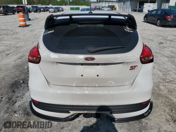 2018 Ford Focus ST with VIN 1FADP3L94JL208705, listed as a Copart auction lot 52069925 with 93,948 mi miles and Salvage Title. Bid and sale history available at DreamBid. Image 6.