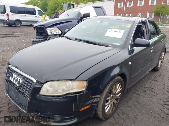 2008 Audi A4 2.0T with VIN WAUDF78E18A151845, listed as a IAAI auction lot 42259539 with 205,565 mi miles and . Bid and sale history available at DreamBid. Image 2.