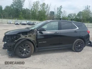 2018 Chevrolet Equinox LT with VIN 2GNAXJEV3J6329950, listed as a Copart auction lot 64434345 with 110,064 mi miles and Salvage title. Bid and sale history available at DreamBid. Image 1.