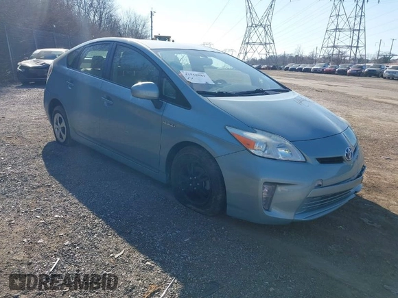 2014 Toyota Prius Four with VIN JTDKN3DU2E1810157, listed as a IAAI auction lot 41758881 with 117,414 mi miles. Bid and sale history available at carsss.com. Image 1.