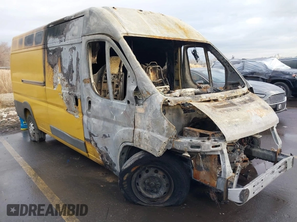 2016 Ram ProMaster Cargo with VIN 3C6URVJG9GE108092, listed as a IAAI auction lot 41177844 with Not Provided miles and . Bid and sale history available at DreamBid. Image 1.