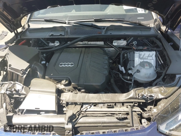 2024 Audi Q5 S line Premium Plus with VIN WA1EAAFY2R2096702, listed as a IAAI auction lot 42138912 with 10,500 mi miles and . Bid and sale history available at DreamBid. Image 10.