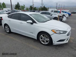 2018 Ford Fusion Hybrid SE with VIN 3FA6P0LU3JR249047, listed as a IAAI auction lot 42058838 with 115,105 mi miles. Bid and sale history available at carsss.com. Image 1.