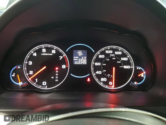 2005 Acura TSX with VIN JH4CL968X5C008665, listed as a Copart auction lot 58088355 with 202,299 mi miles and Salvage title. Bid and sale history available at DreamBid. Image 9.