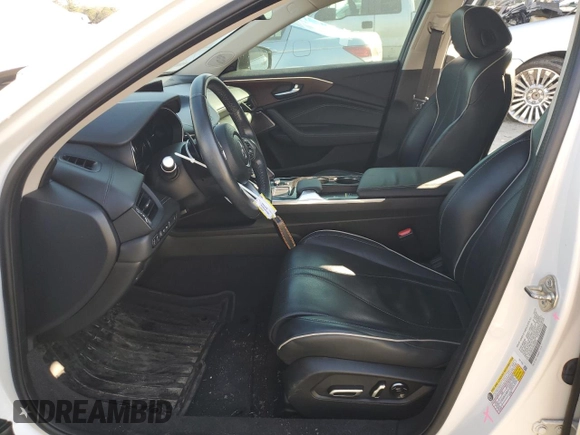 2021 Acura TLX w/Advance Package with VIN 19UUB5F61MA000935, listed as a Copart auction lot 44229255 with 62,922 mi miles and Salvage Title. Bid and sale history available at carsss.com. Image 7.