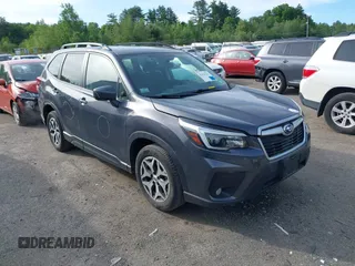 2021 Subaru Forester Premium z VIN JF2SKAFC7MH510834, wystawiony jako IAAI lot #42333211 z przebiegiem 109 782 mil mil oraz . Historia ofert i sprzedaży dostępna na DreamBid. Obrazek 1.