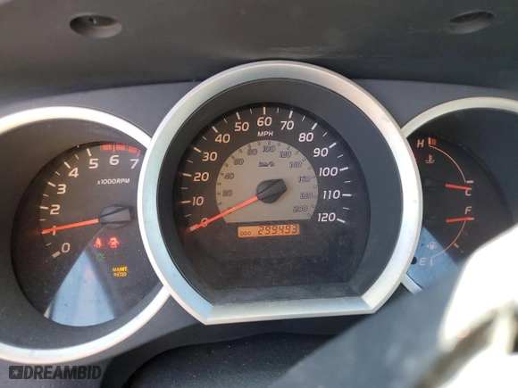2010 Toyota Tacoma with VIN 3TMMU4FN2AM016053, listed as a Copart auction lot 89155265 with 299,493 mi miles and Clean Title. Bid and sale history available at carsss.com. Image 9.