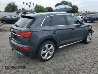 2021 Audi Q5 Prestige with VIN WA1CAAFY3M2062221, listed as a Copart auction lot 55538025 with 55,573 mi miles and Salvage title. Bid and sale history available at DreamBid. Image 3.