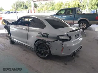 2020 BMW M2 Competition with VIN WBS2U7C01L7F87723, listed as a IAAI auction lot 40319156 with 55,309 mi miles. Bid and sale history available at carsss.com. Image 3.