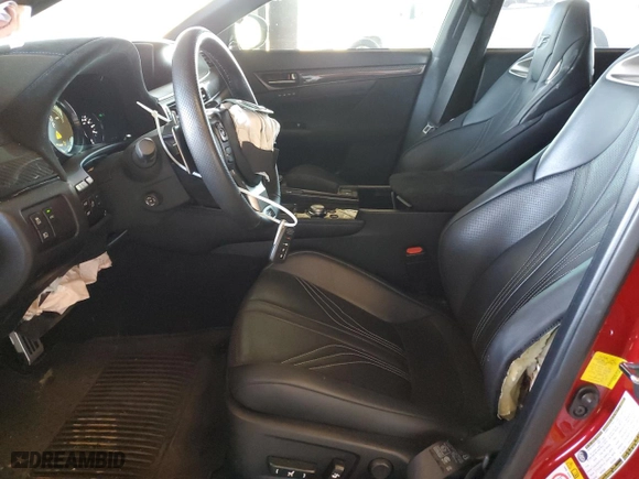 2016 Lexus GS F with VIN JTHBP1BL5GA000998, listed as a Copart auction lot 82873574 with 30,140 mi miles and Salvage Title. Bid and sale history available at carsss.com. Image 7.