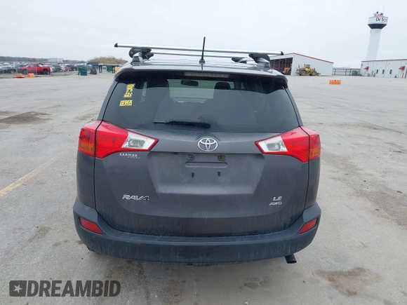 2015 Toyota RAV4 LE with VIN JTMBFREV2FJ049199, listed as a IAAI auction lot 41937465 with 131,547 mi miles. Bid and sale history available at carsss.com. Image 16.
