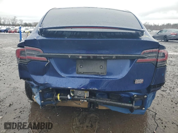 2023 Tesla Model X with VIN 7SAXCDE50PF430739, listed as a Copart auction lot 43069745 with 13,942 mi miles and Salvage Title. Bid and sale history available at DreamBid. Image 6.