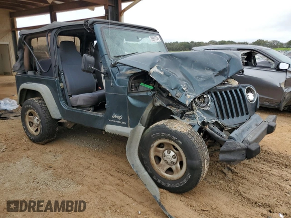 2006 Jeep Wrangler SE with VIN 1J4FA29116P701025, listed as a Copart auction lot 79991754 with 217,178 mi miles and Salvage Title. Bid and sale history available at carsss.com. Image 4.