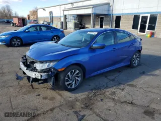 2018 Honda Civic Sedan EX with VIN 2HGFC2F71JH600865, listed as a Copart auction lot 52006645 with 118,613 mi miles and Salvage Title. Bid and sale history available at carsss.com. Image 1.