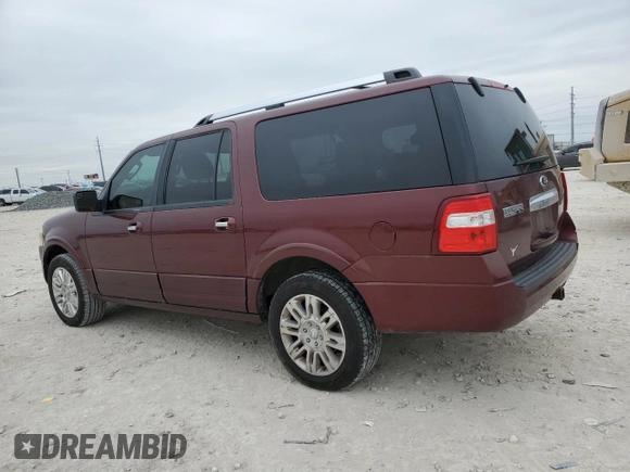2013 Ford Expedition Max Limited with VIN 1FMJK1K51DEF11640, listed as a Copart auction lot 46086005 with 265,981 mi miles and Clean title. Bid and sale history available at DreamBid. Image 2.