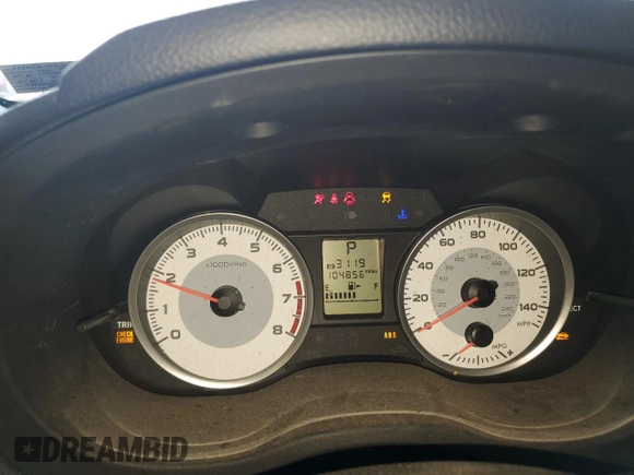 2013 Subaru Impreza Special Sports Premium with VIN JF1GPAL65DH200921, listed as a Copart auction lot 60125315 with 104,856 mi miles and Salvage title. Bid and sale history available at DreamBid. Image 9.