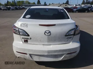 2012 Mazda 3 i Touring with VIN JM1BL1V83C1581108, listed as a Copart auction lot 55108215 with 170,001 mi miles and Salvage title. Bid and sale history available at DreamBid. Image 6.
