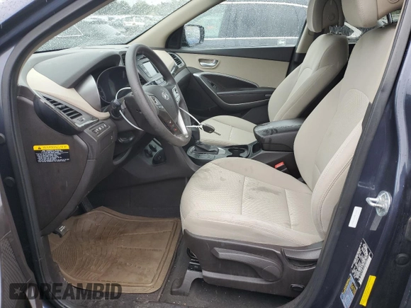 2017 Hyundai Santa Fe 2.4L with VIN 5XYZTDLB2HG388227, listed as a Copart auction lot 60418195 with 105,230 mi miles and Clean title. Bid and sale history available at DreamBid. Image 7.