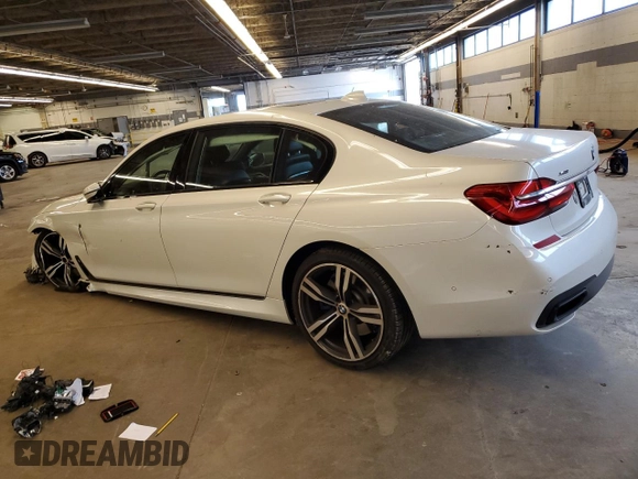 2017 BMW 7 Series with VIN WBA7F2C36HG422997, listed as a Copart auction lot 56149494 with Not Provided miles and Salvage Title. Bid and sale history available at DreamBid. Image 2.