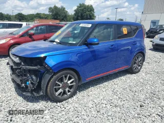 2021 Kia Soul Turbo with VIN KNDJ53AF4M7738682, listed as a Copart auction lot 54546095 with 29,728 mi miles and Salvage Title. Bid and sale history available at DreamBid. Image 1.