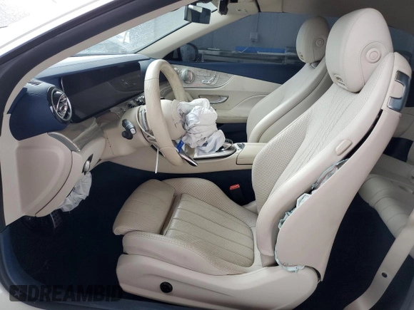 2021 Mercedes-Benz E 450 with VIN W1K1K5JB5MF164686, listed as a Copart auction lot 71977664 with 10,399 mi miles and Salvage title. Bid and sale history available at DreamBid. Image 7.