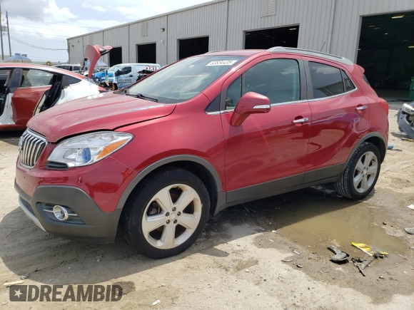2016 Buick Encore Leather with VIN KL4CJCSB4GB731128, listed as a Copart auction lot 53834435 with 85,990 mi miles and Salvage Title. Bid and sale history available at DreamBid. Image 1.