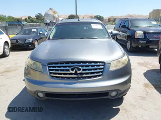 2005 Infiniti FX z VIN JNRAS08W05X216386, wystawiony jako IAAI lot #42346579 z przebiegiem 183 130 mil mil oraz . Historia ofert i sprzedaży dostępna na DreamBid. Obrazek 6.