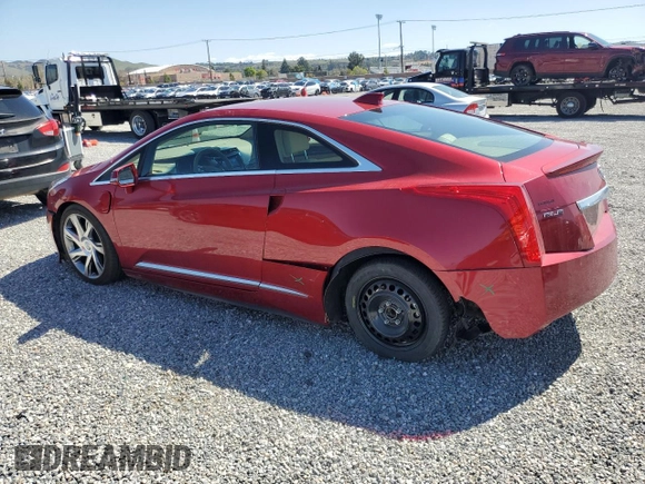2014 Cadillac ELR z VIN 1G6RR1E43EU601792, wystawiony jako Copart lot #49656065 z przebiegiem 16 121 mil mil oraz Szkody całkowita. Historia ofert i sprzedaży dostępna na DreamBid. Obrazek 2.