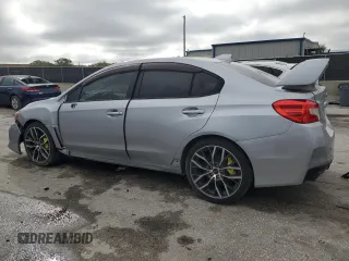 2020 Subaru WRX STI with VIN JF1VA2E6XL9820653, listed as a Copart auction lot 46709145 with 13,134 mi miles and Salvage Title. Bid and sale history available at carsss.com. Image 2.