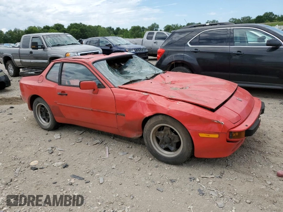 1984 Porsche 944 z VIN WP0AA0945EN454696, wystawiony jako Copart lot #61697004 z przebiegiem 66 607 mil mil oraz Czysty tytuł • Clean title. Historia ofert i sprzedaży dostępna na DreamBid. Obrazek 4.