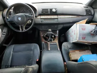 2002 BMW X5 3.0i with VIN 5UXFA535X2LP50341, listed as a Copart auction lot 73180214 with 0 mi miles and Salvage Title. Bid and sale history available at carsss.com. Image 8.