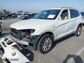 2011 BMW X3 28i with VIN 5UXWX5C52BL715405, listed as a IAAI auction lot 41915177 with 142,199 mi miles. Bid and sale history available at carsss.com. Image 2.