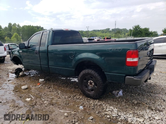 2008 Ford F-150 XL with VIN 1FTRF14V38KD44021, listed as a Copart auction lot 58456014 with 197,165 mi miles and Salvage Title. Bid and sale history available at carsss.com. Image 2.