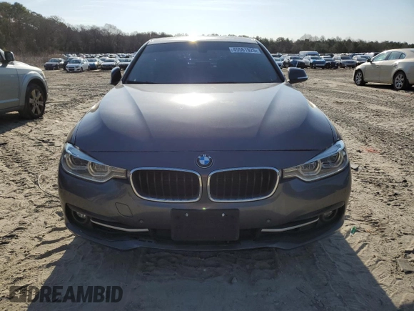 2016 BMW 3 Series 328i with VIN WBA8E9C52GK647432, listed as a Copart auction lot 48344095 with 77,960 mi miles and Salvage Title. Bid and sale history available at DreamBid. Image 5.